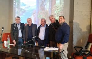 I relatori: Ilari, Caramanti, D'Agostino, Pierantoni, Metalori